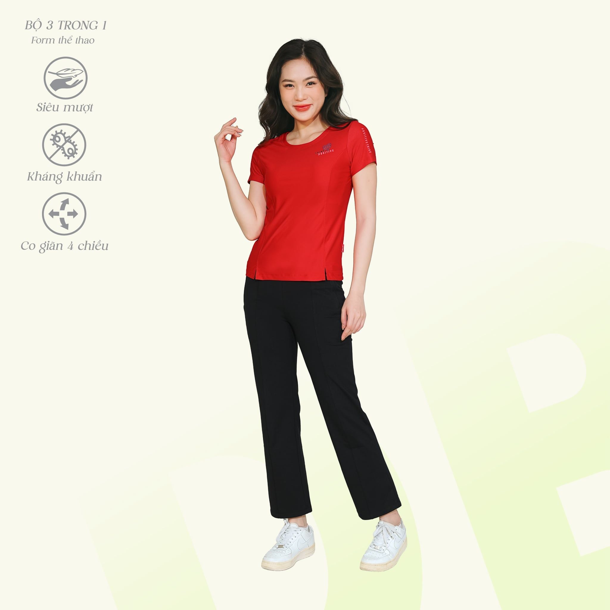Set đồ bộ nữ kiểu thể thao tập gym, yoga kiểu quần dài tay ngắn chất silk lạnh 373p 3412