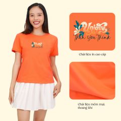 Áo Thun Tay Ngắn Cổ Tròn Form cơ bản Cotton 020p 0348