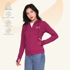 Áo khoác nữ chống nắng, chống UV chất vảy cá cotton cvc mát 401p 1117