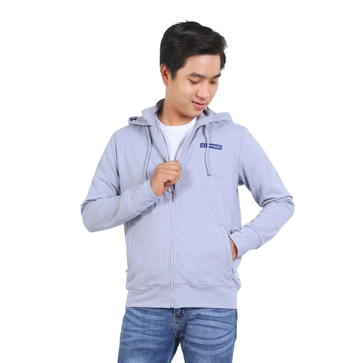 Áo khoác nam chống nắng, chống UV có nón VC cotton TC mát 431p 1145