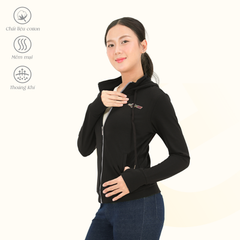 Áo khoác chống nắng, chống UV có nón chất liệu Vảy cá cao cấp 431p 1344