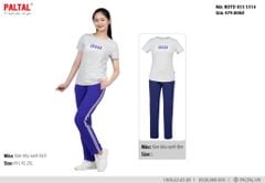 Set đồ bộ nữ kiểu quần dài tay ngắn chất cotton siêu mát 053p 3314
