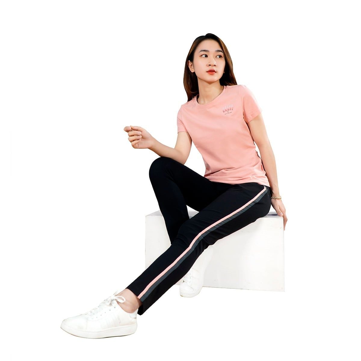 Set đồ bộ nữ kiểu quần dài tay ngắn chất cotton siêu mát 023p 3276