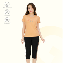 Set đồ bộ nữ 3:1 kiểu quần lửng tay ngắn chất cotton siêu mát 194p 4323