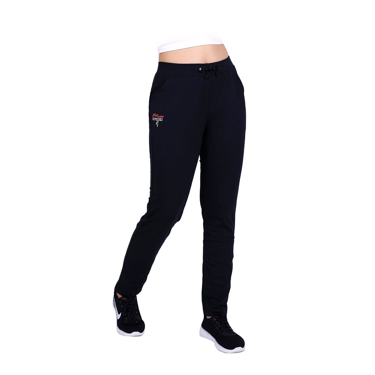 Quần thể thao nữ ống dài thun chất vảy cá cotton cvc mát 408p 8007