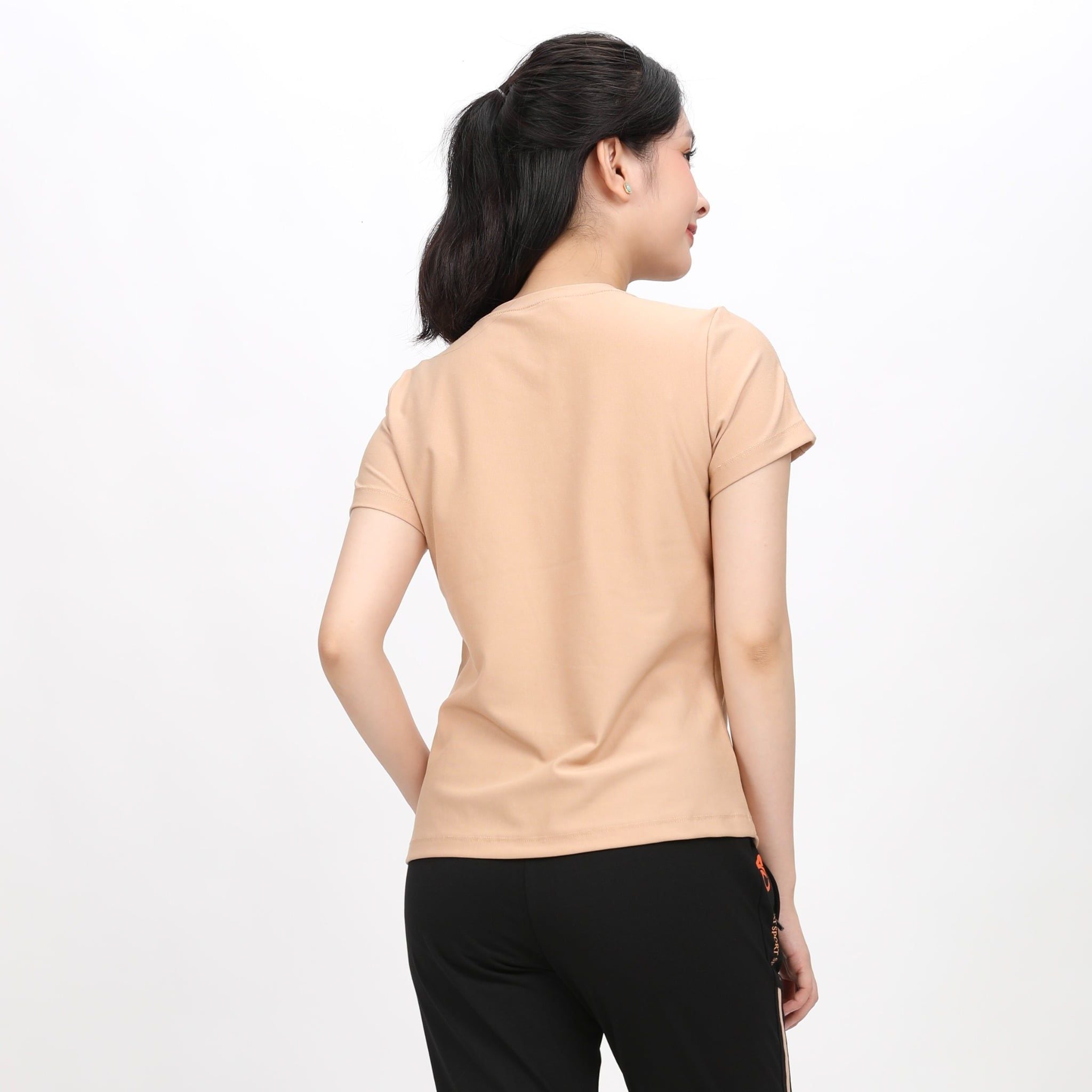 Set đồ bộ nữ kiểu quần dài tay ngắn chất pique 523p 3381