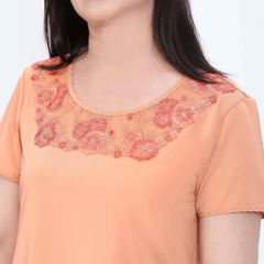 Set đồ bộ nữ kiểu quần dài tay ngắn chất thun lạnh siêu bền 013p 3335