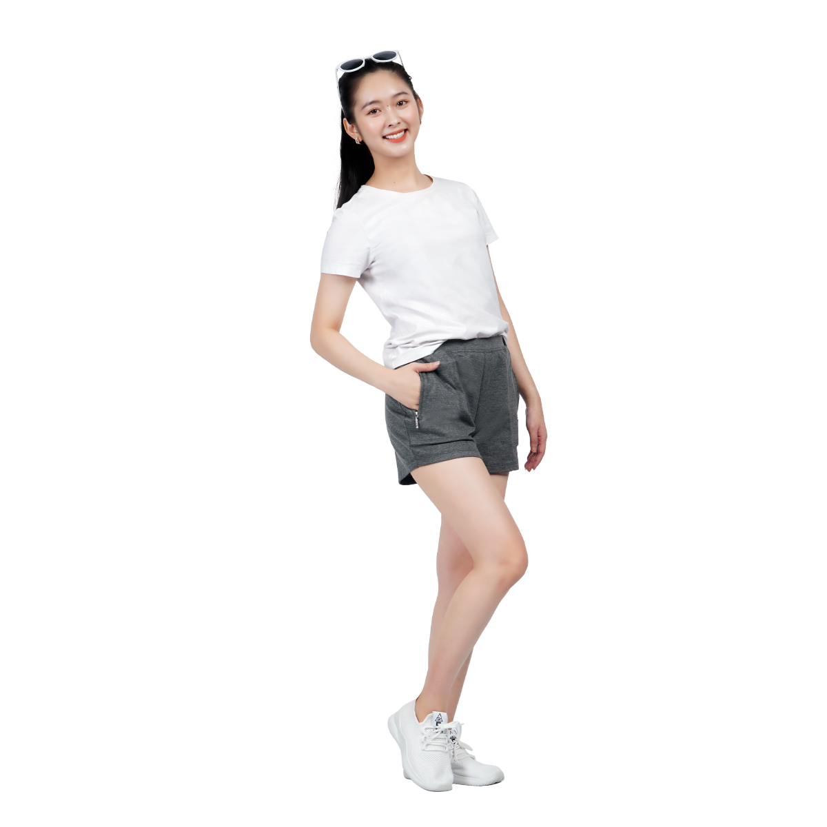quần đùi nữ chất vảy cá cotton siêu mát 408p 8048