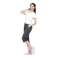 quần ống lửng chất vảy cá cotton siêu mát 408p 8049