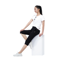 quần ống lửng chất vảy cá cotton siêu mát 408p 8049