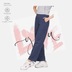 Quần dài form suông chất vảy cá cotton cvc mát QD 408p 8062
