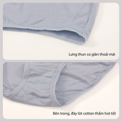 Combo 02-06-10 quần lót cotton siêu mát 027 7496
