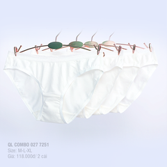 Combo 02-06-10 quần lót nữ chất cotton siêu mát 027p 7251