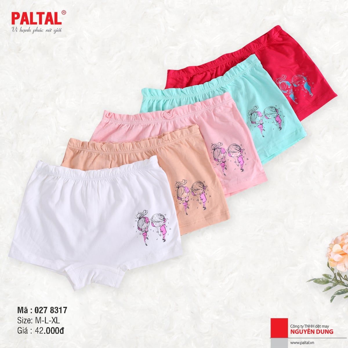 .Quần lót trẻ em baby cotton 027p 8317