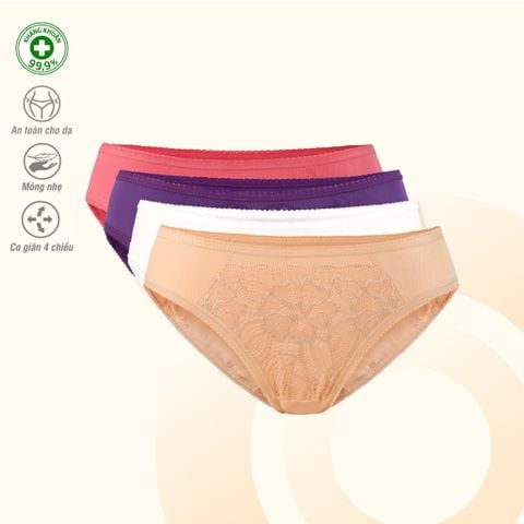 Combo 02-06-10 quần lót nữ chất thun lạnh siêu bền 017p 7379