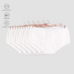Combo 02-06-10 quần lót nữ chất cotton siêu mát 027p 7488