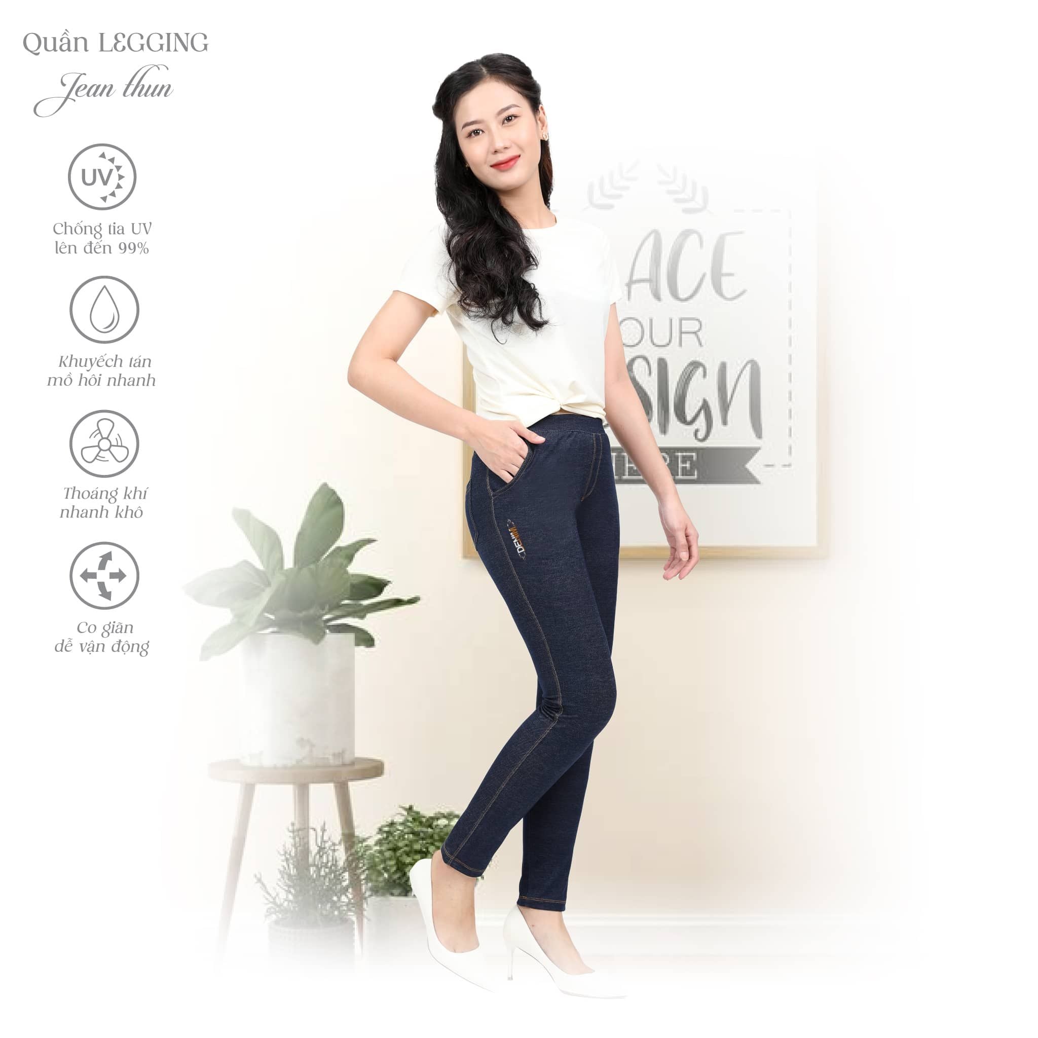 Quần chất jean ống dài 508p 8053