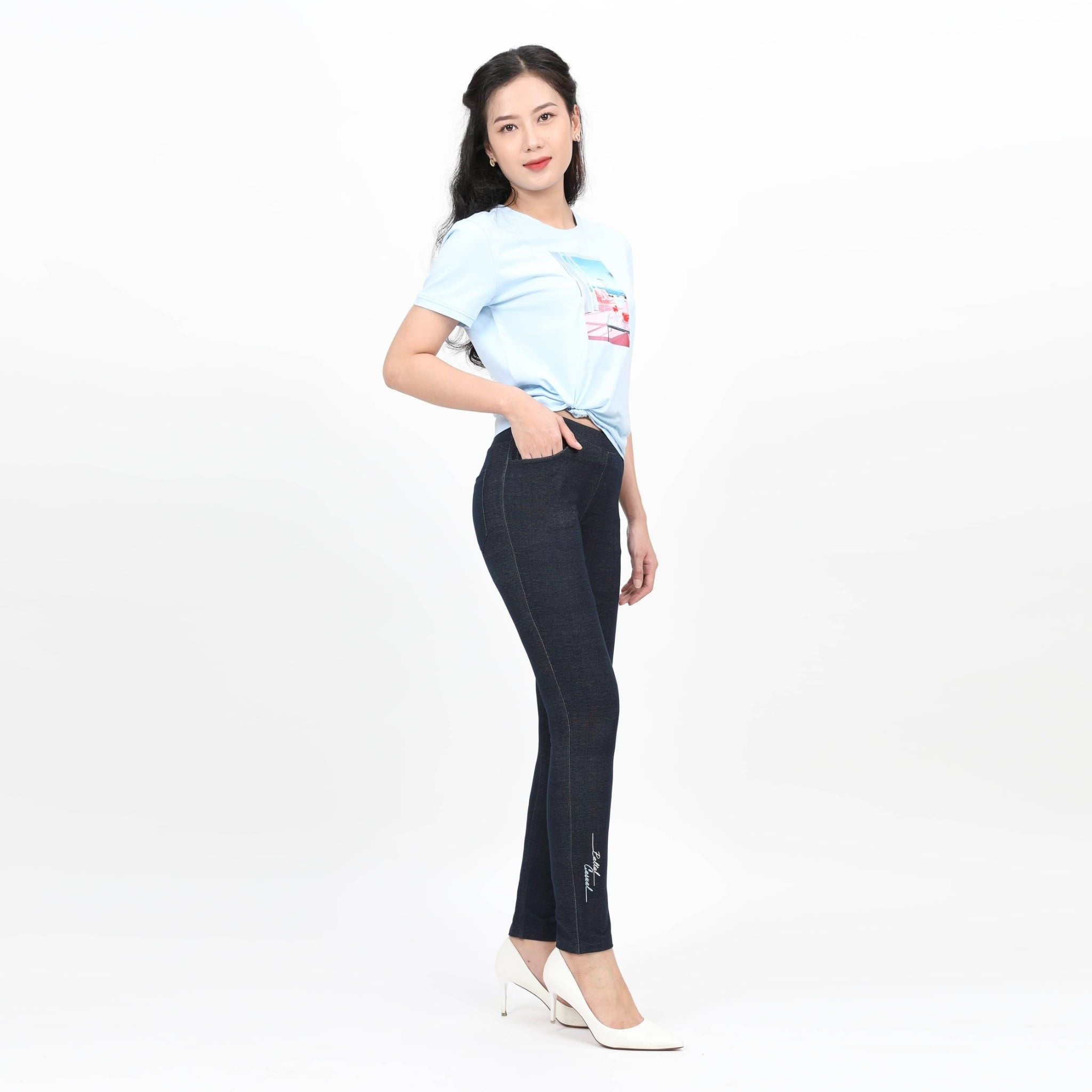 Quần chất jean ống dài 508p 8052