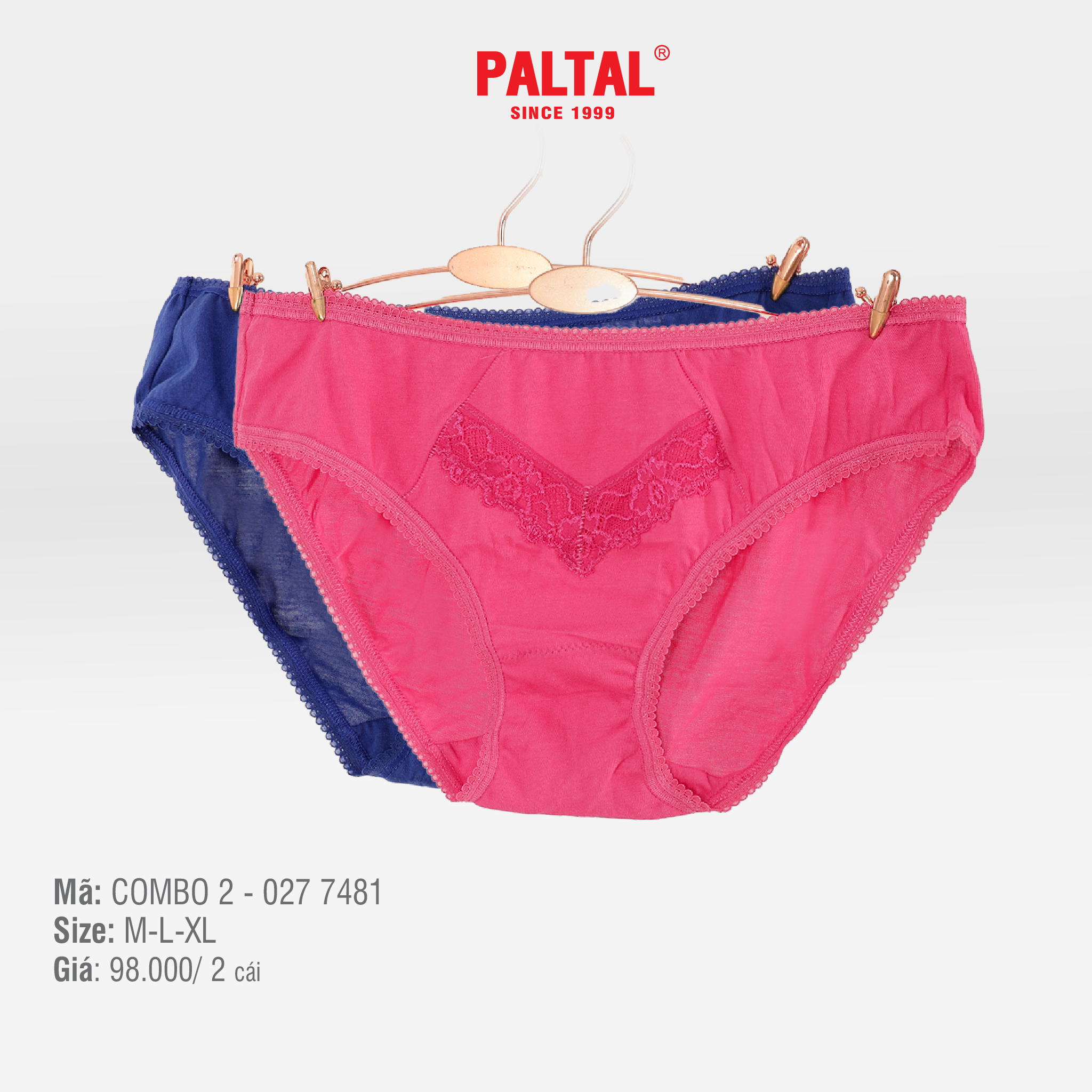 Combo 02-06-10 quần lót nữ chất cotton siêu mát 027p 7481