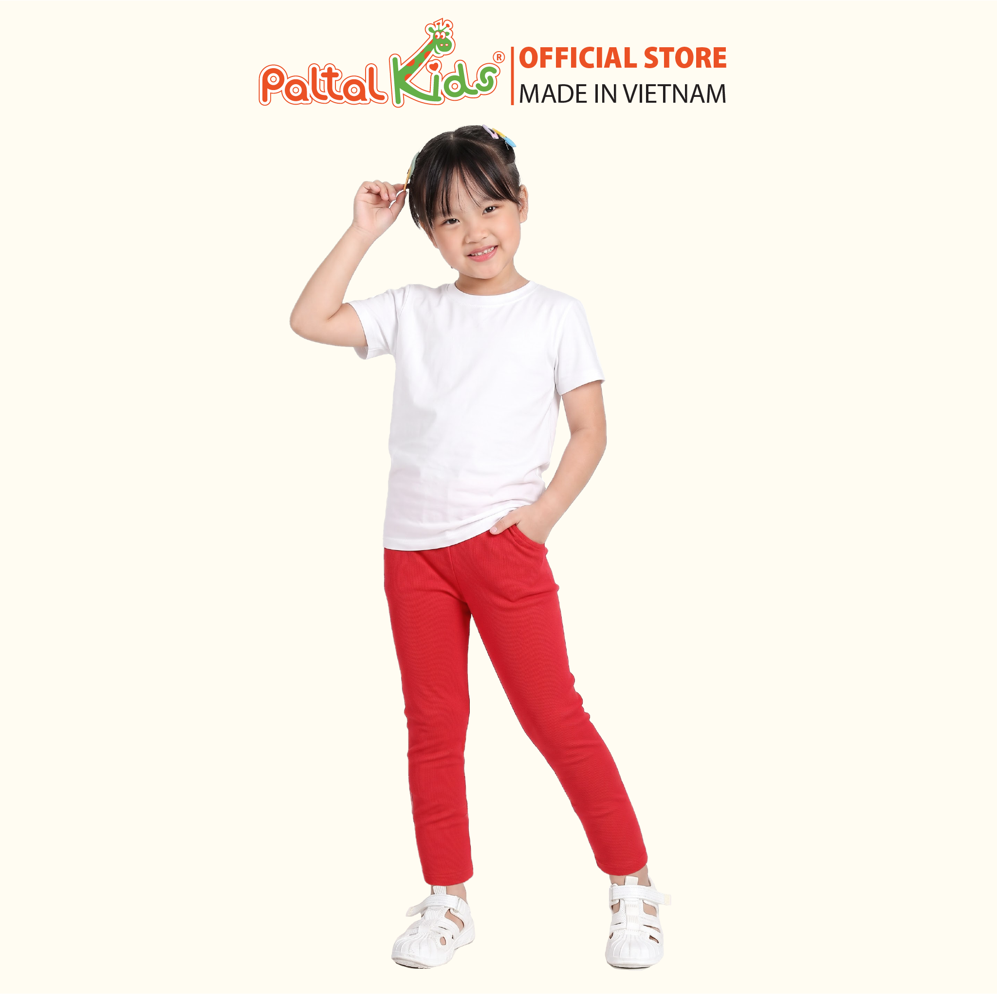 Quần Dài Cotton Borib Bé Gái Cao Cấp - 228 8529