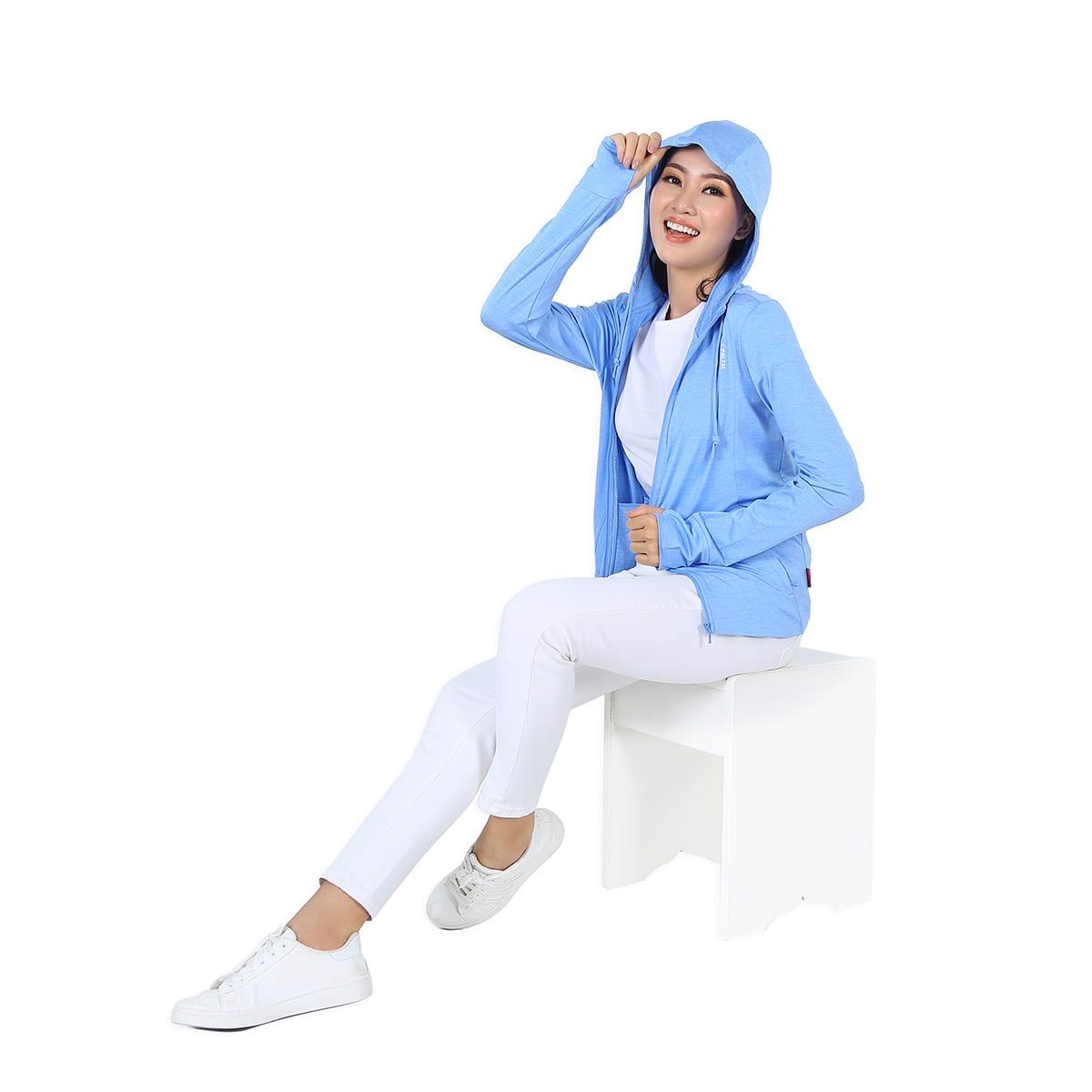 BST Áo khoác nữ chống nắng, chống UV chất mắc lưới siêu mượt 341p 1103 / 1104