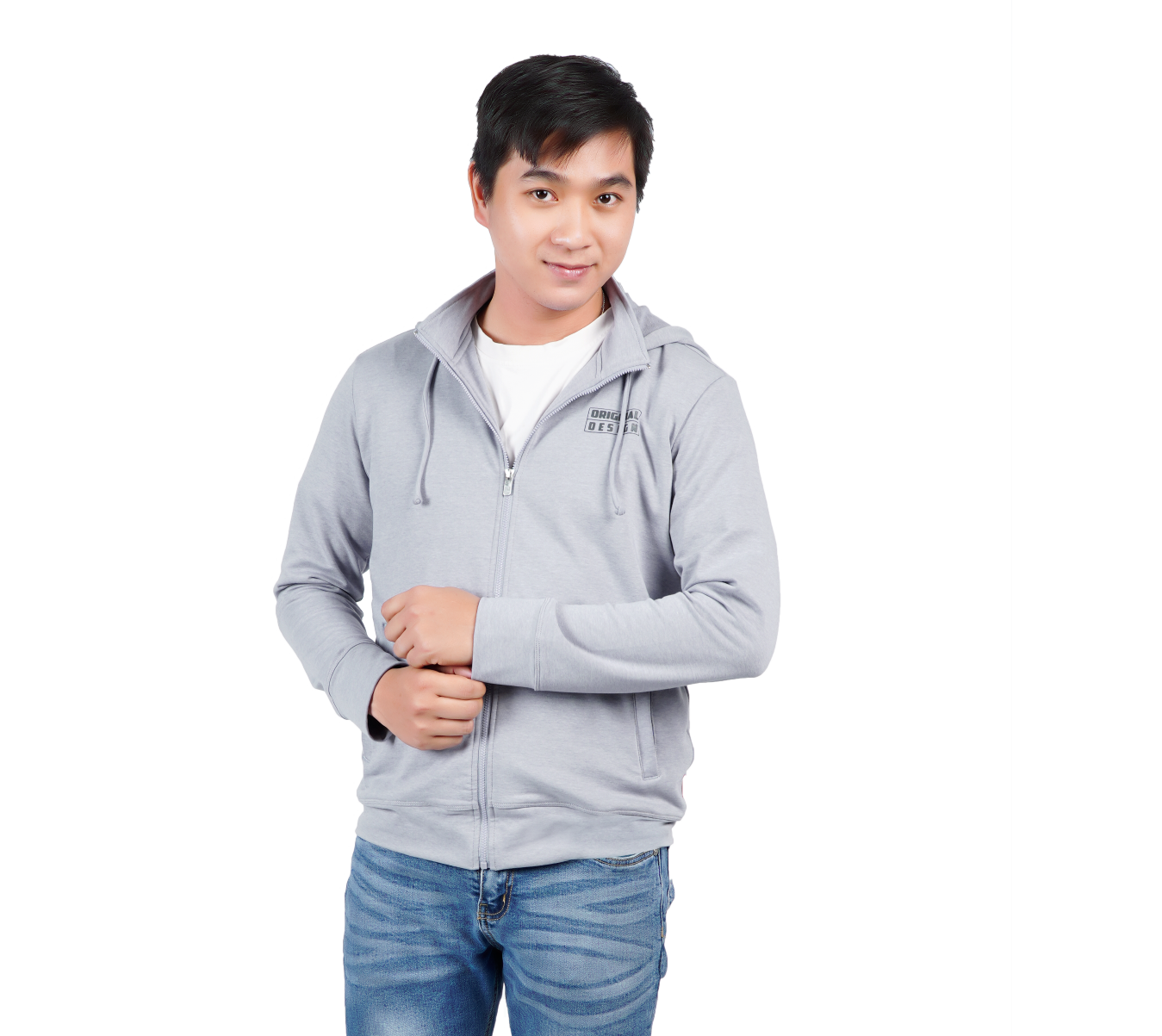 Áo khoác nam chống nắng, chống UV có nón VC cotton TC mát 431p 1145