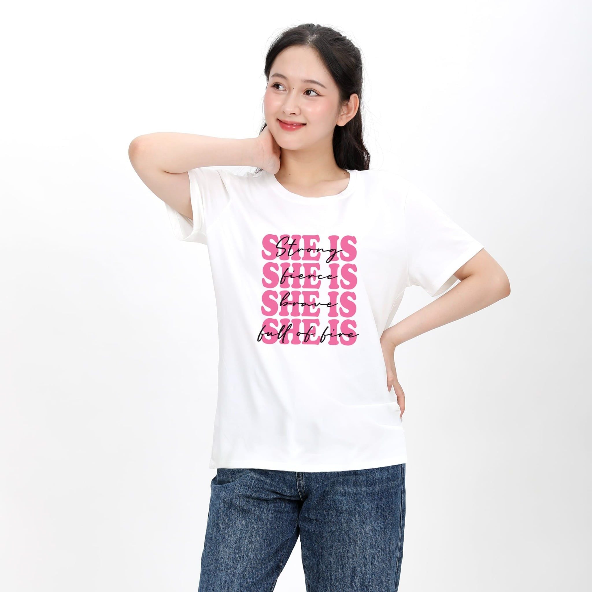 Áo thun nữ form rộng chất cotton siêu mát 020p 0304