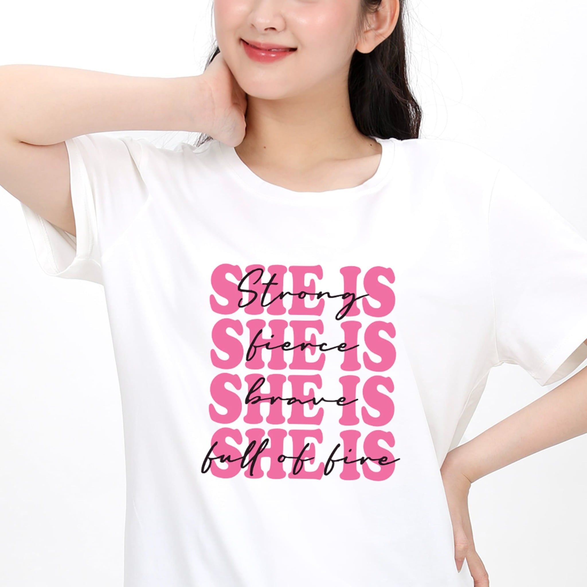 Áo thun nữ form rộng chất cotton siêu mát 020p 0304