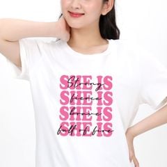 Áo thun nữ form rộng chất cotton siêu mát 020p 0304