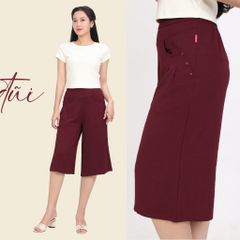 Quần thể thao nữ ống lửng chất đũi 338p 8522