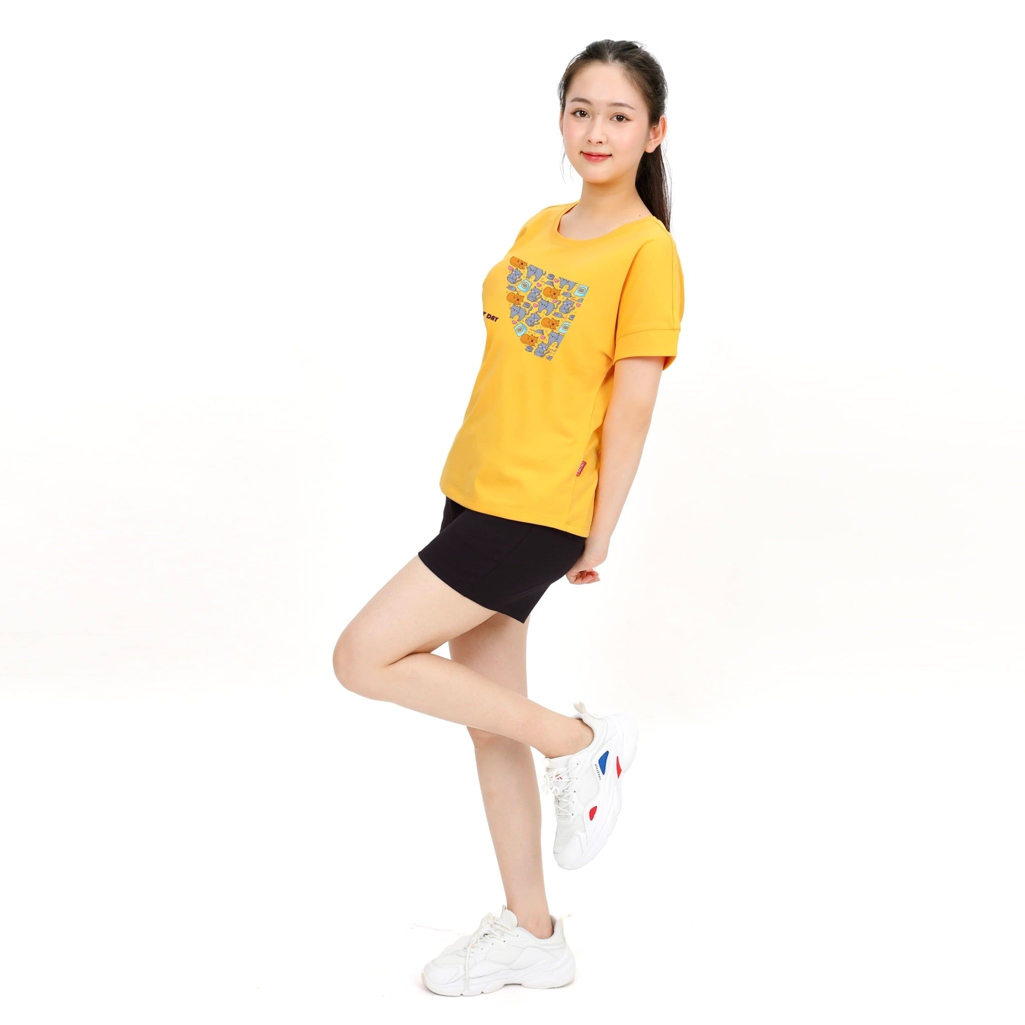 Set đồ bộ nữ kiểu quần đùi tay ngắn chất cotton siêu mát 195p 2041