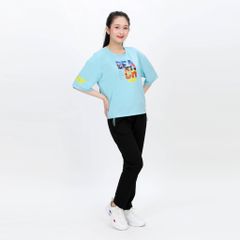 Set đồ bộ nữ kiểu quần dài tay ngắn chất nhung lạnh 153p 6002
