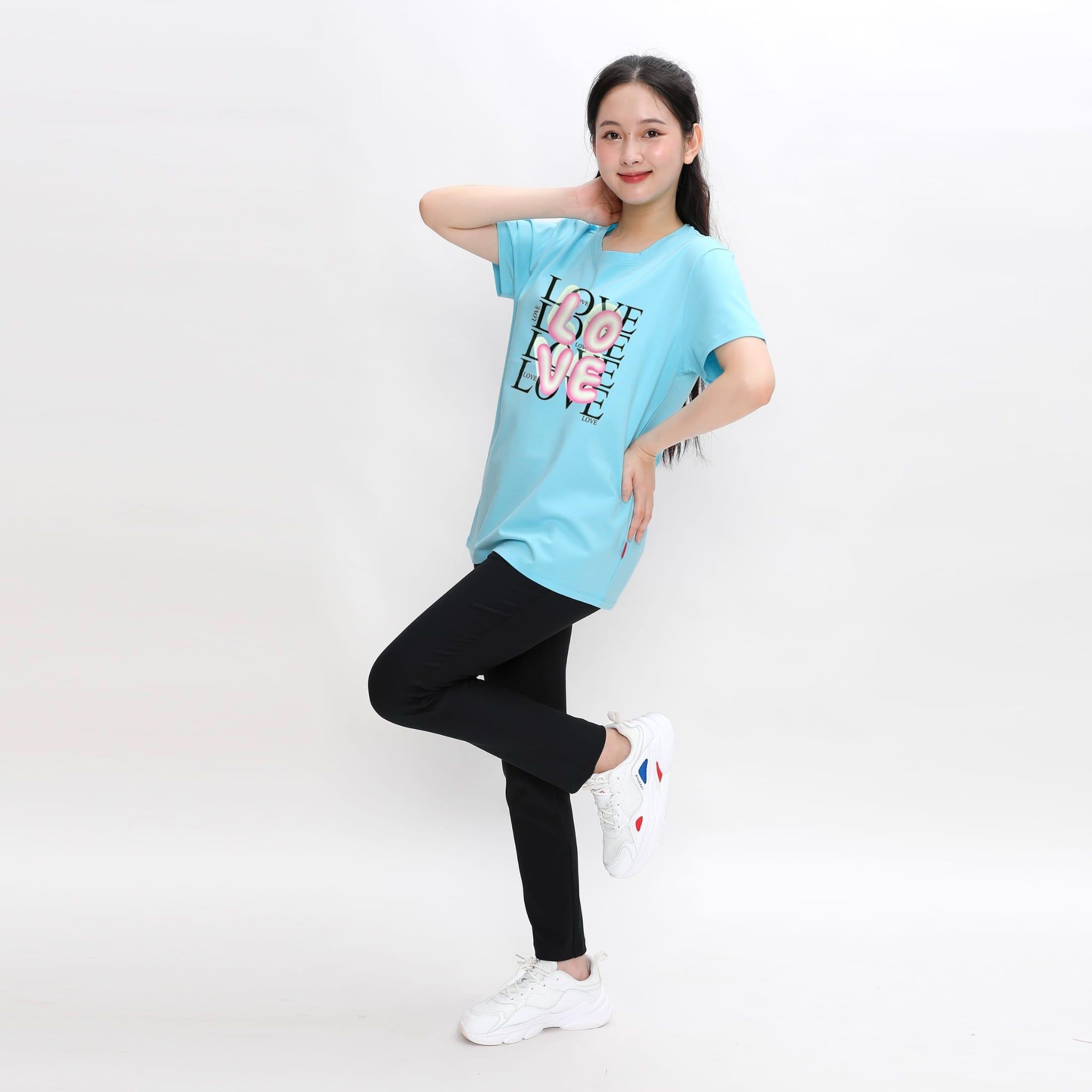 Áo thun nữ form rộng chất cotton siêu mát 020p 0454