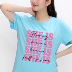 Áo thun nữ form rộng chất cotton siêu mát 020p 0304
