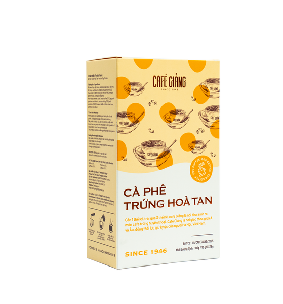  CÀ PHÊ TRỨNG HÒA TAN 