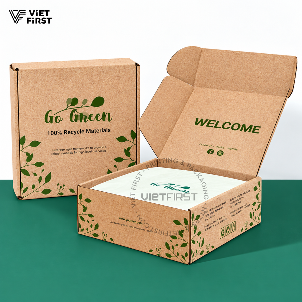  Hộp giấy kraft 