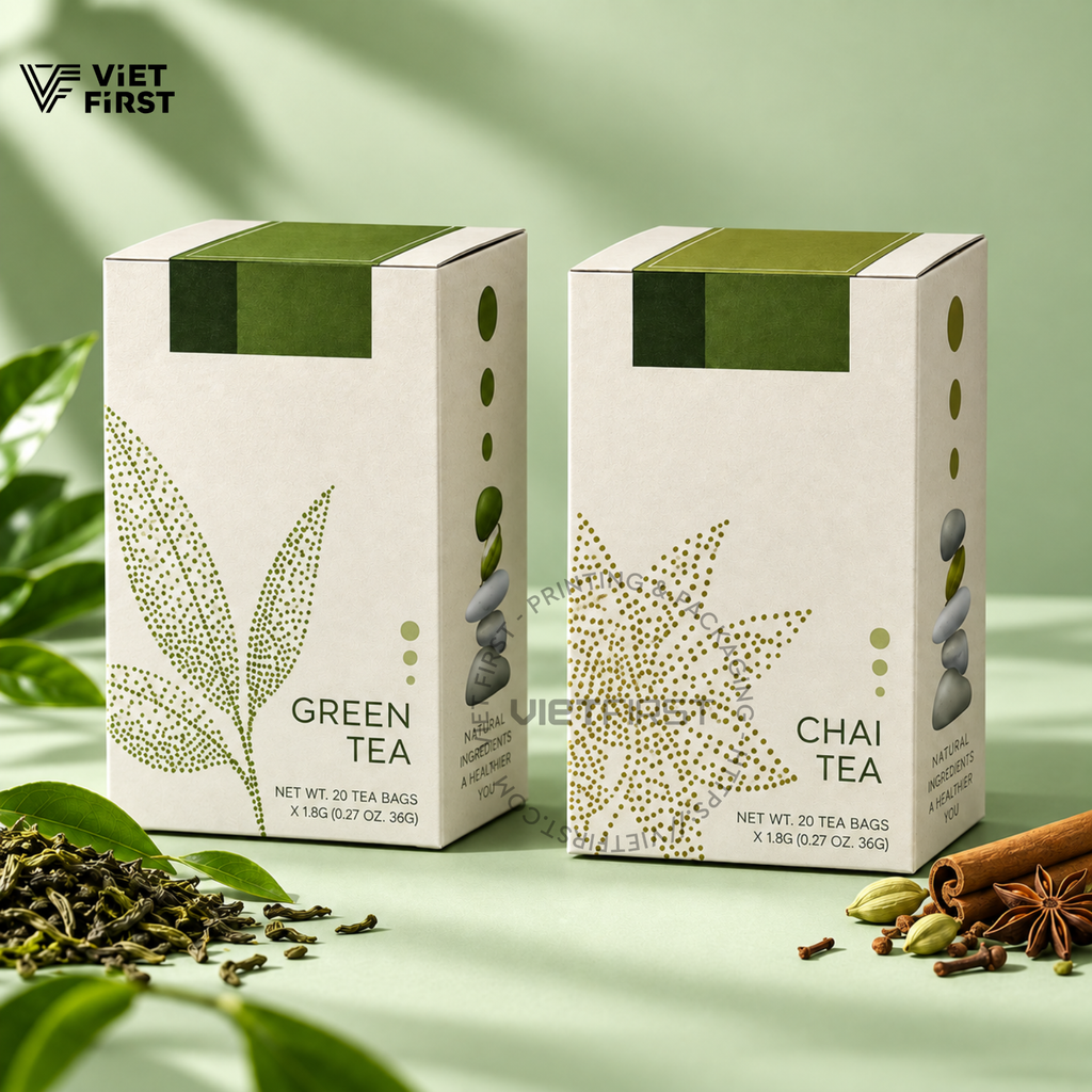  Hộp giấy đựng trà 