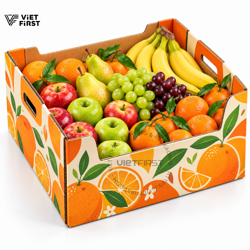  Thùng carton đựng trái cây 
