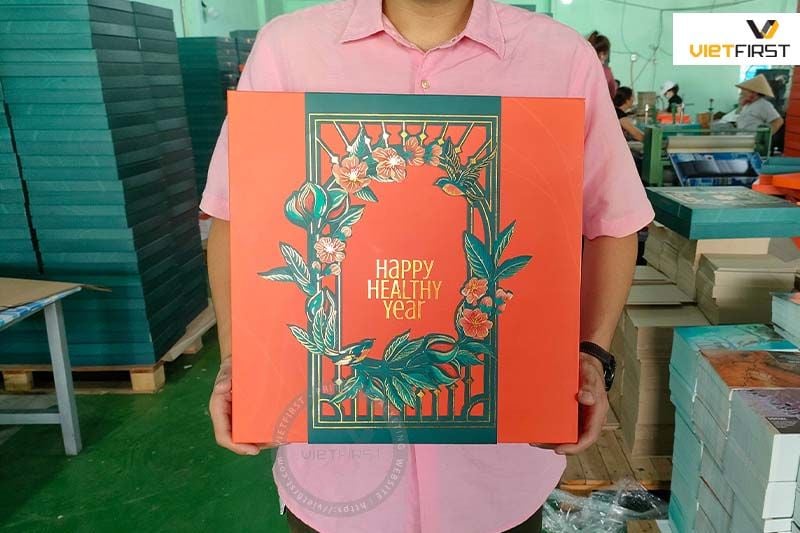  Hộp quà Tết nắp âm dương 