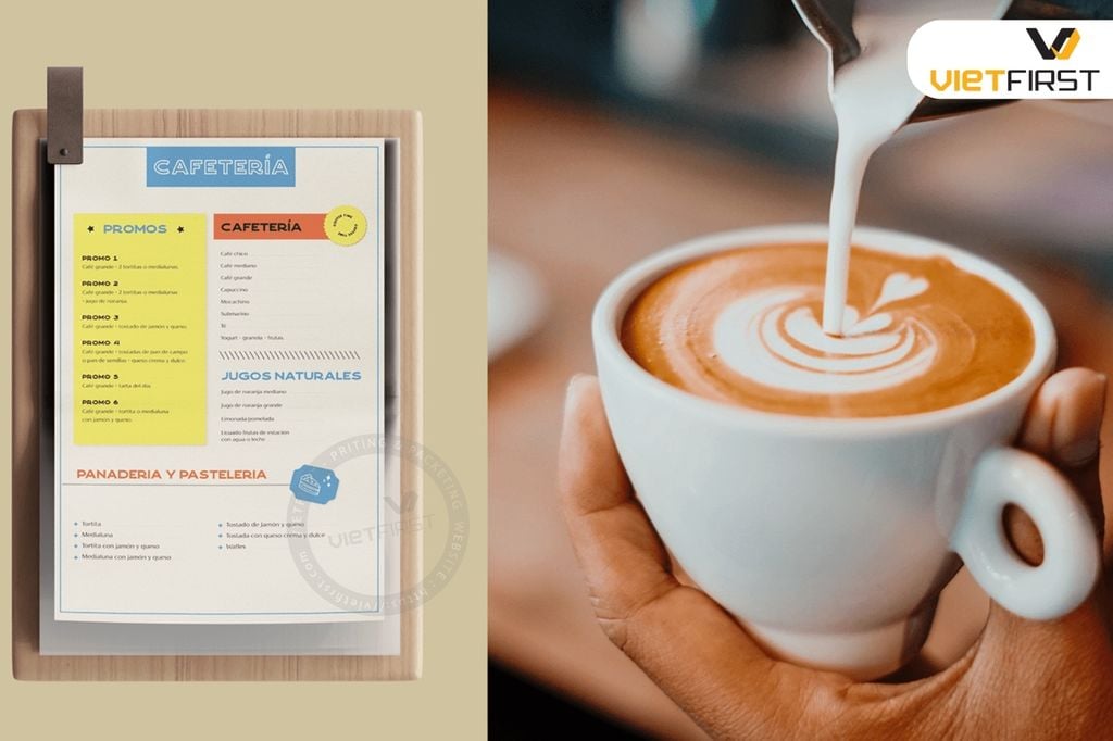  Menu giấy 