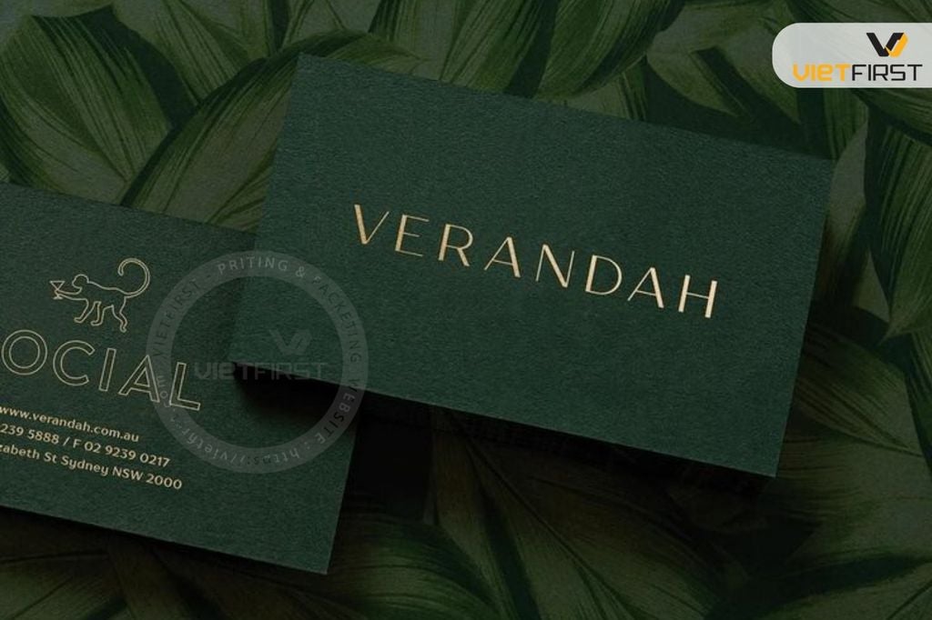 Name card ép kim 