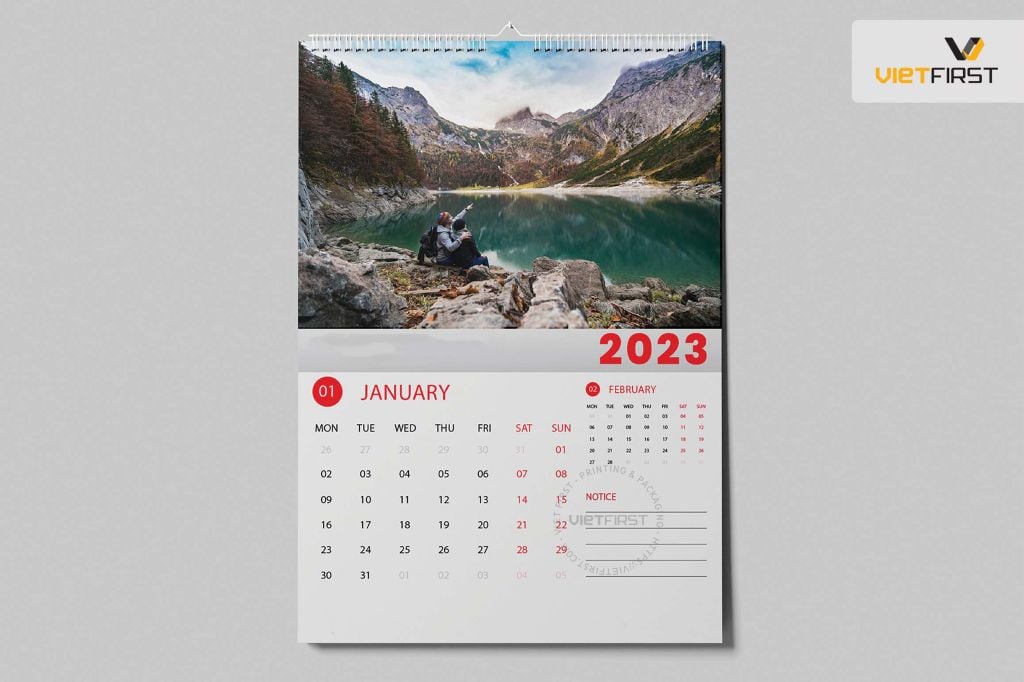  Mẫu thiết kế lịch 2023 