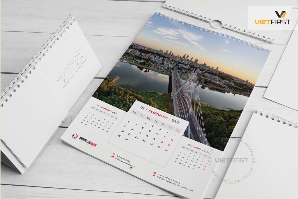  Mẫu thiết kế lịch 2023 
