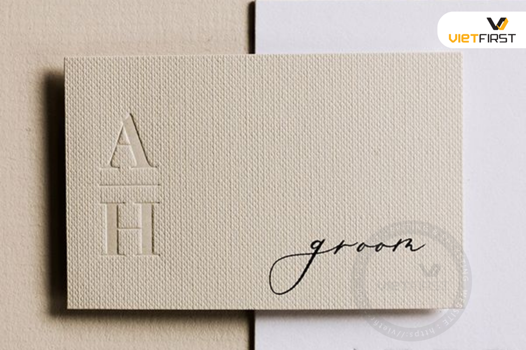  Name card giấy mỹ thuật 