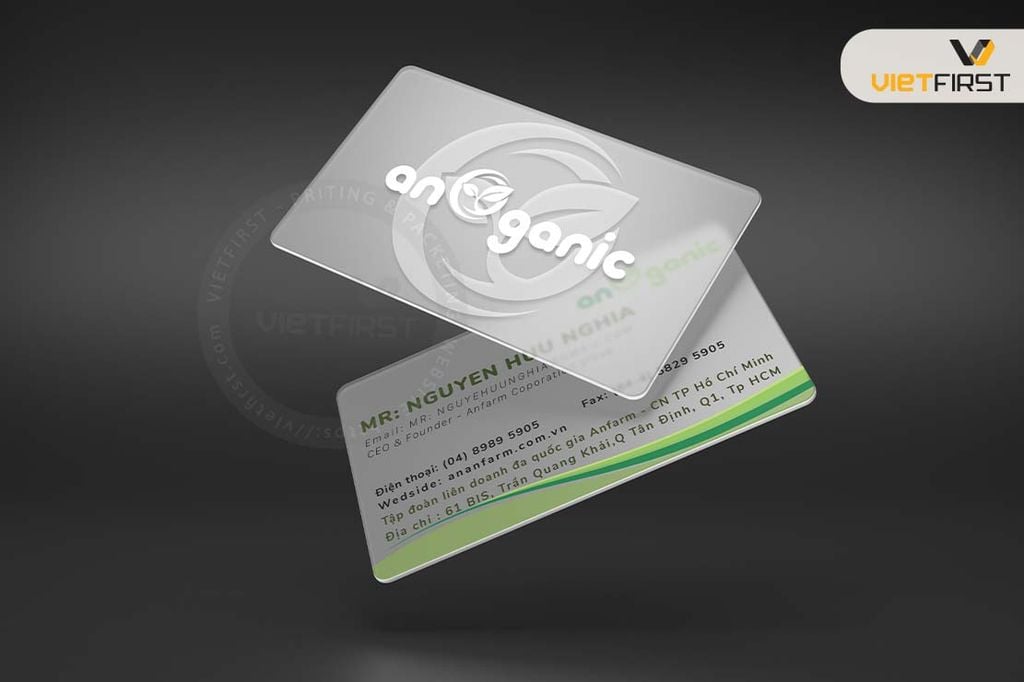  Name card trong suốt 