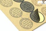  Tem decal giấy kraft 