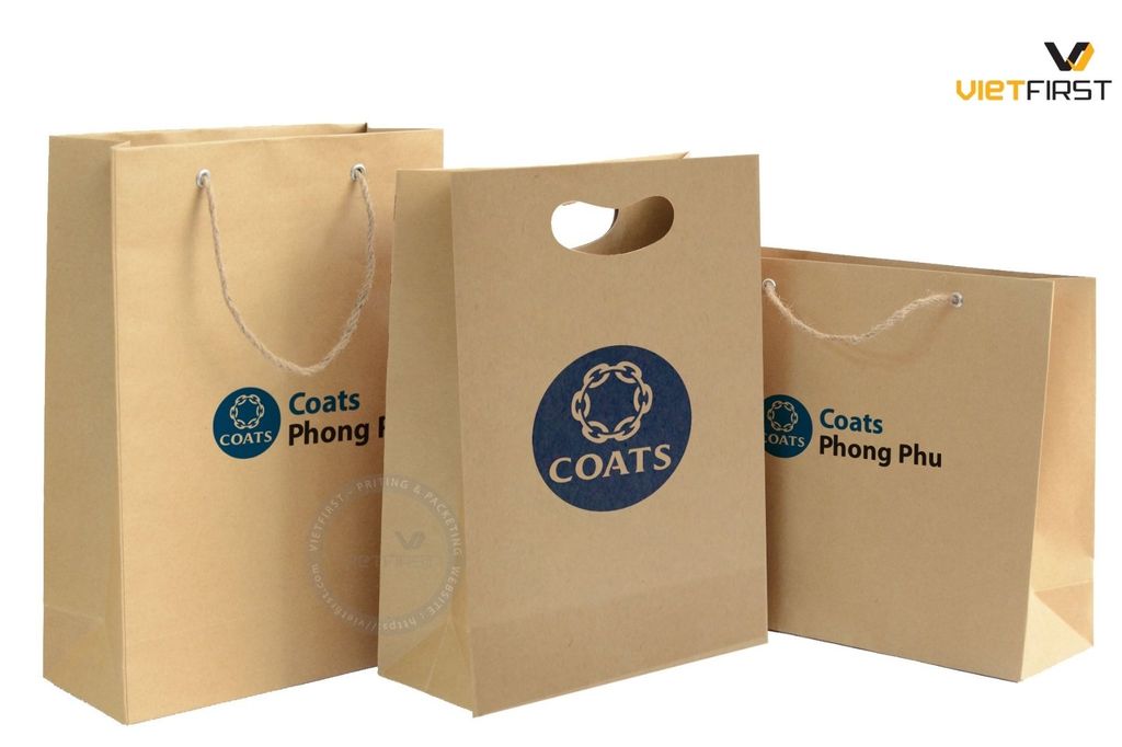  Túi giấy kraft (túi tái chế) 