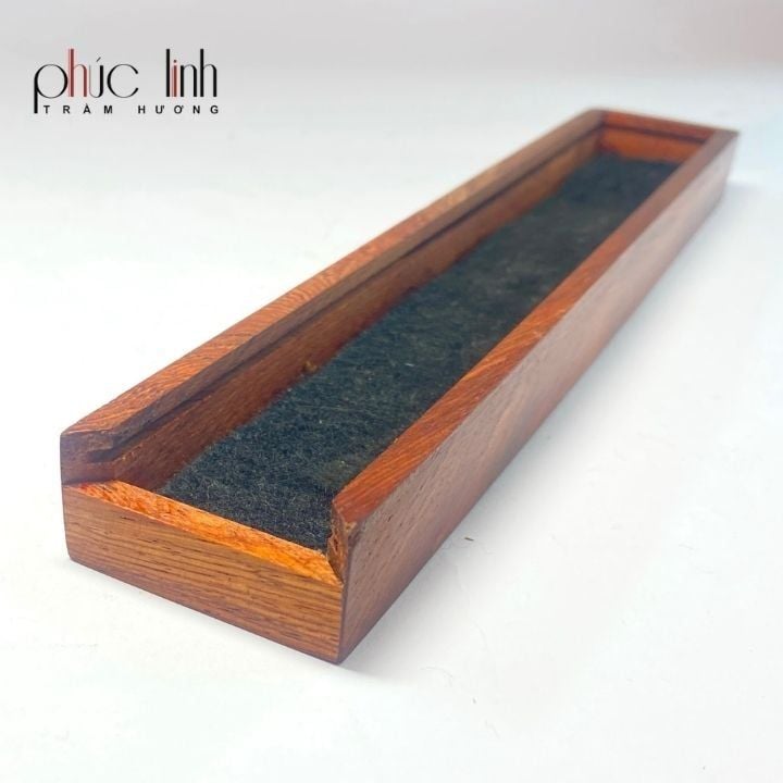 Đốt Xông Nhang Trầm Không Tăm Hộp Gỗ Dài Nguyên Khối