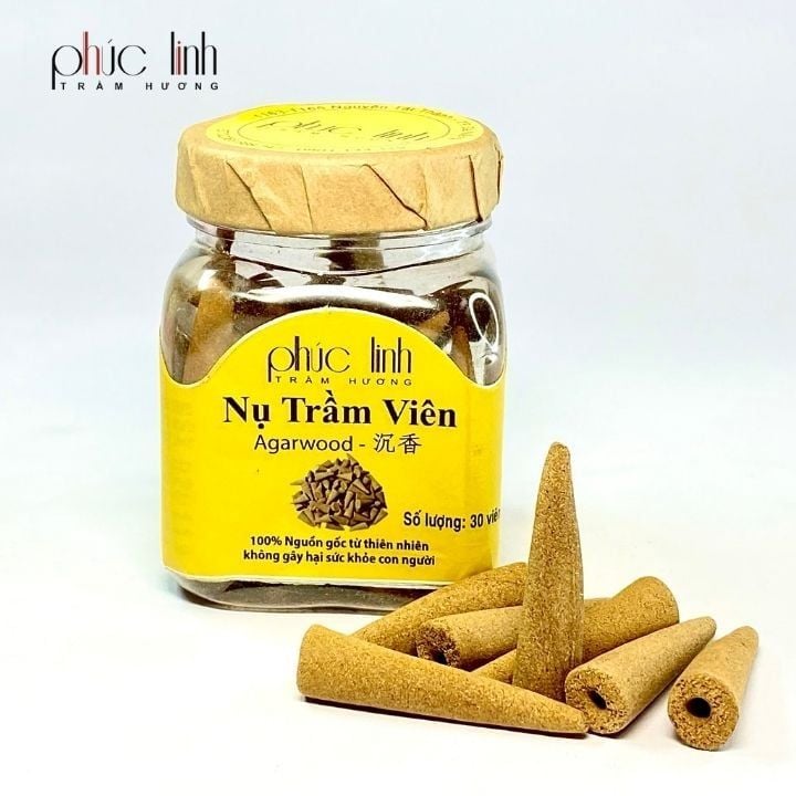 Nụ Trầm Hương PHÚC LINH Loại Đặc Biệt – Viên Nhỏ & Viên Lớn