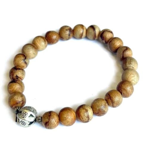Vòng Tay Quằn Indo 7ly Phúc Linh Mix Charm Bạc